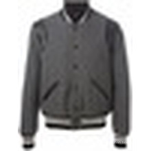 Grey Charcoal varsity jacket wholesale from pakistan